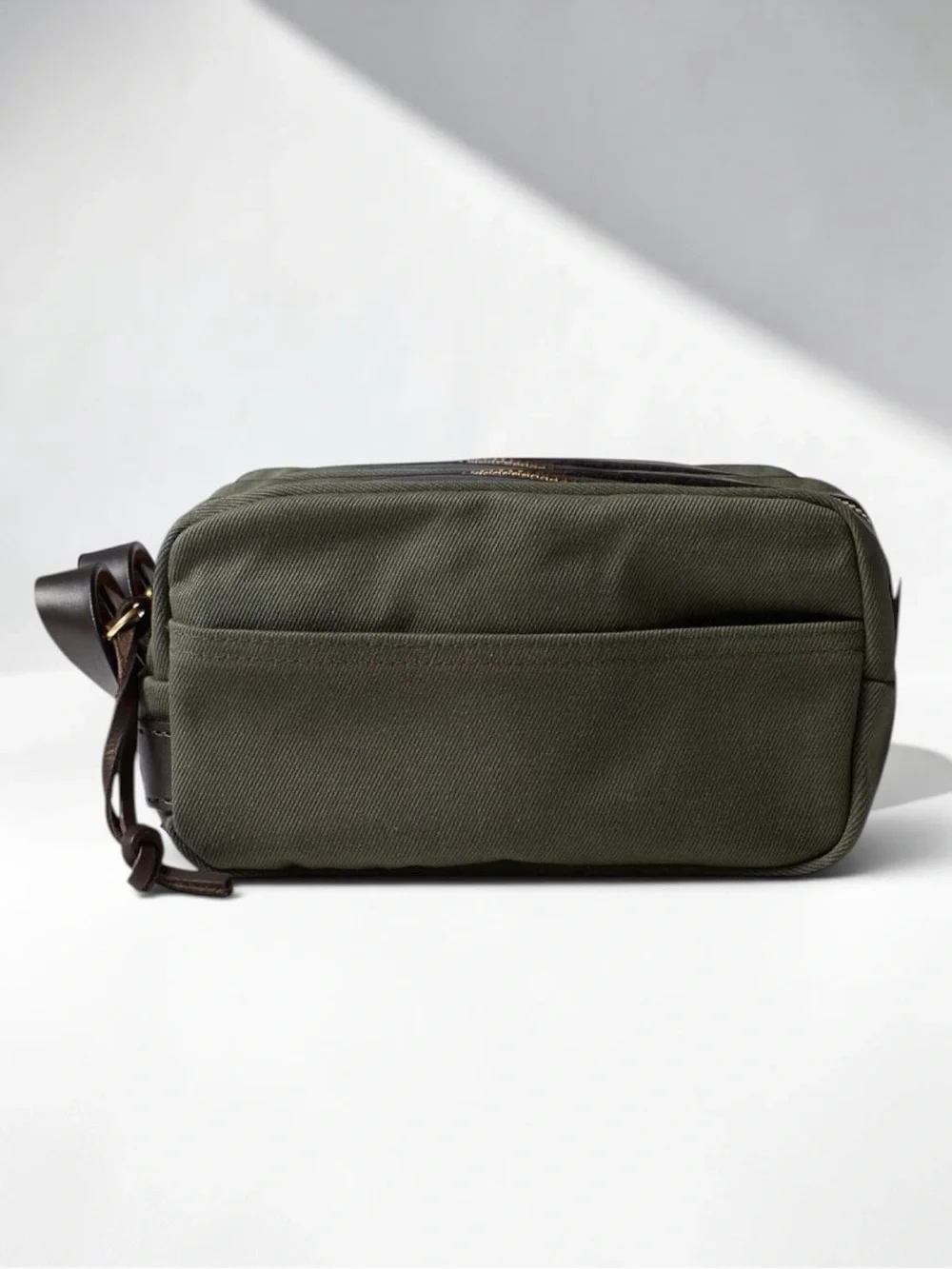 NEW FILSON RUGGED TWILL TRAVEL KIT OTTER GREEN OS NO OUTSIDE LOGO USA MADE